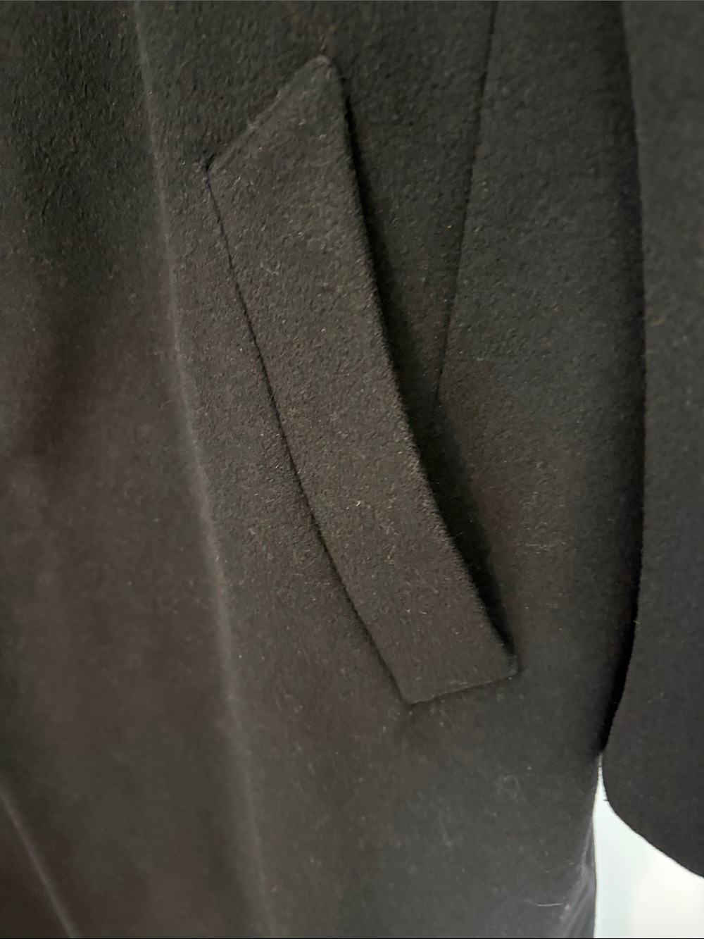 London Fog Men’s 40R Black Long Overcoat Topcoat Fully Lined Classic Dress Coat - Picture 3 of 15